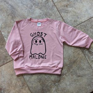 Toddler 4T Ghost Malone crewneck